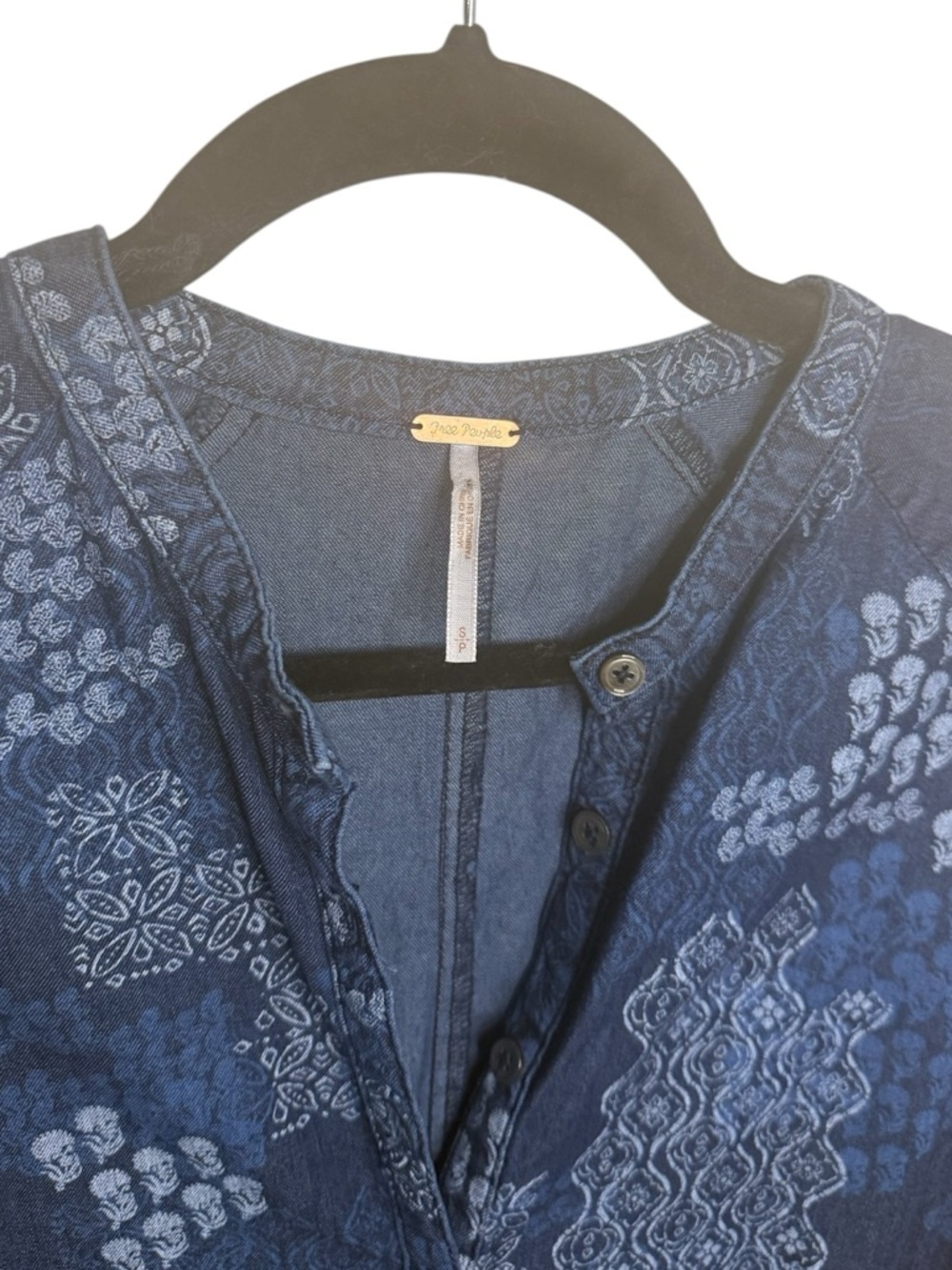 Free People “Indigo Daze” Jumpsuit - Picture 5 of 6